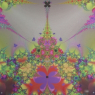 Butterfly Hub Digital Art printed on metal, single edition 20x20" $345.00