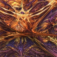 Neural Net. Digital fractal art. Original print, on metal. 18x24”. Artist Lianne Todd. $400.00